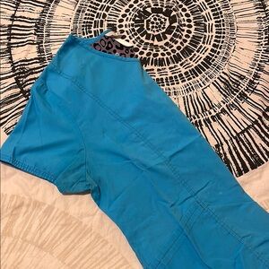 Bright Blue Scrub Top